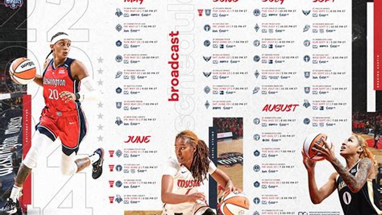 Washington Mystics Schedule 2024