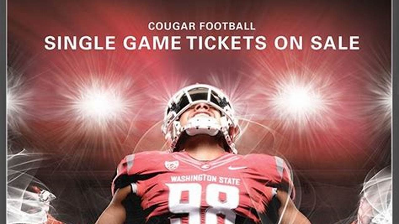 Washington State Football Tickets 2024