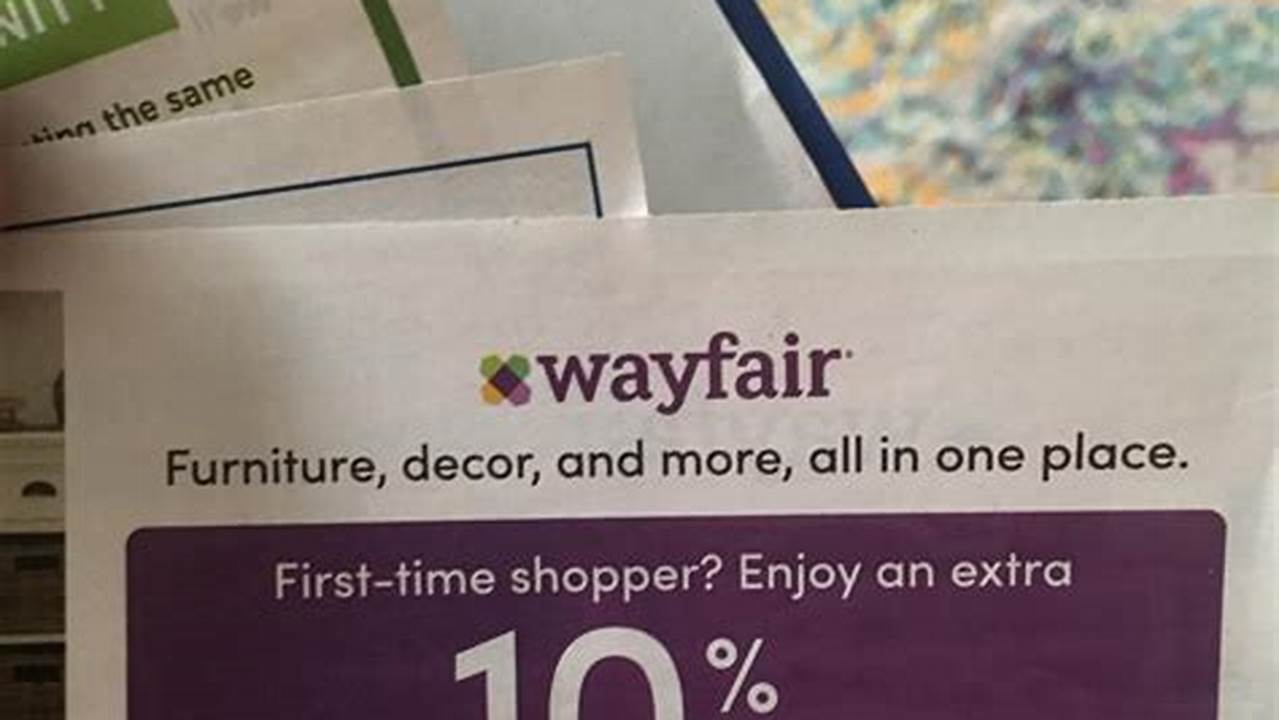 Wayfair Coupon Codes April 2024