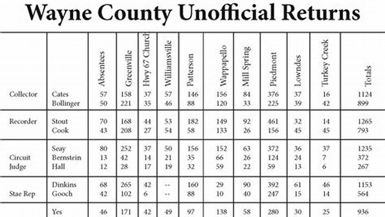 Wayne County Ny Election Results 2024