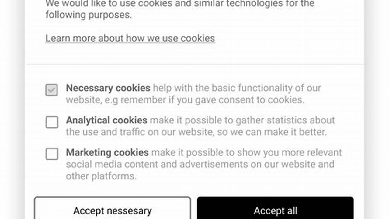 We And Third Parties Use Cookies And Similar Tools To Enhance And Track Your Experience On Our Sites, Conduct Analytics, And Personalize Marketing To You., 2024