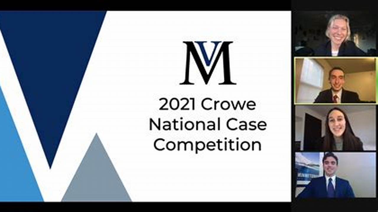 We Are Excited To Announce The Spring 2024 Crowe National Case Competition, Formerly The Crowe Learn2Lead Program., 2024