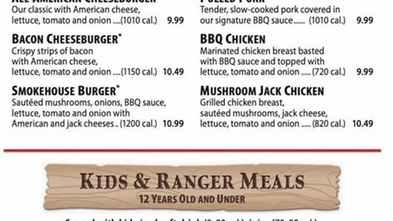 We Have Added The Complete Texas Roadhouse Menu With Prices, Including The Steaks Menu, Rolls And Kids Menu, Drinks Menu And More, 2024