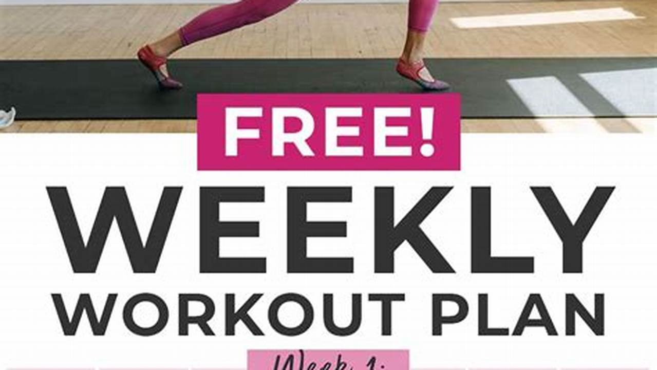 Unleash Your Fitness Potential: Discover the Secrets to an Effective Weekly Workout Plan for Women