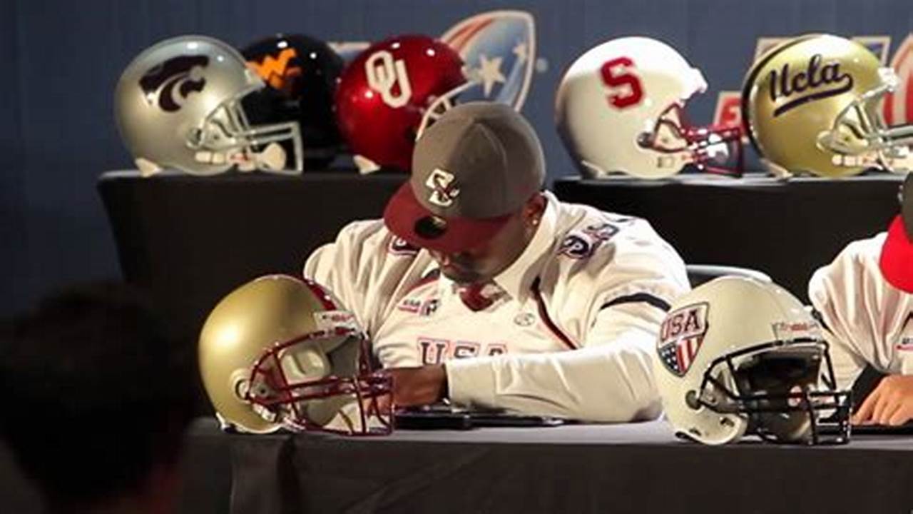 Welcome To College Football&#039;s National Signing Day., 2024
