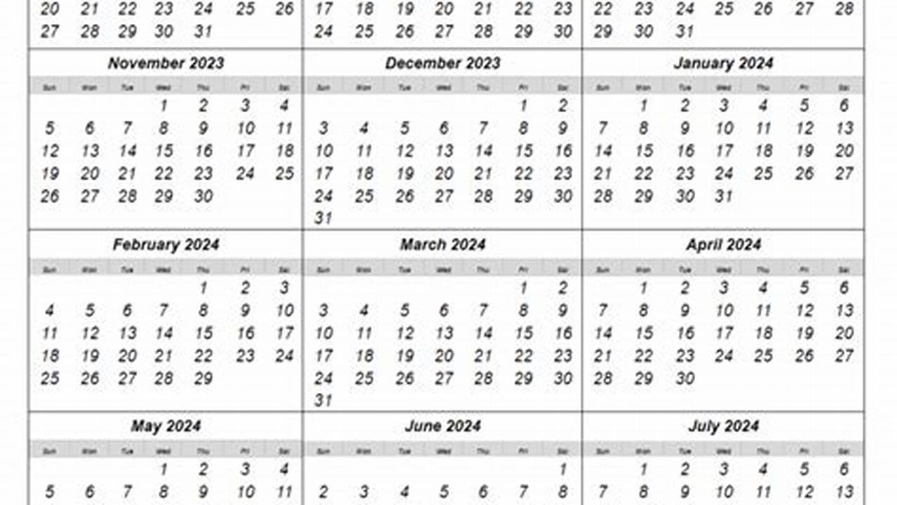 West Ada 2024 Calendar