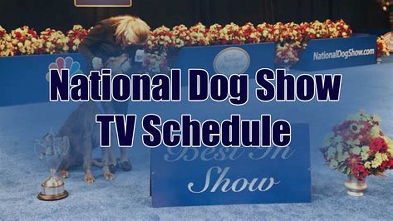 Westminster Dog Show 2024 Tv Schedule Today