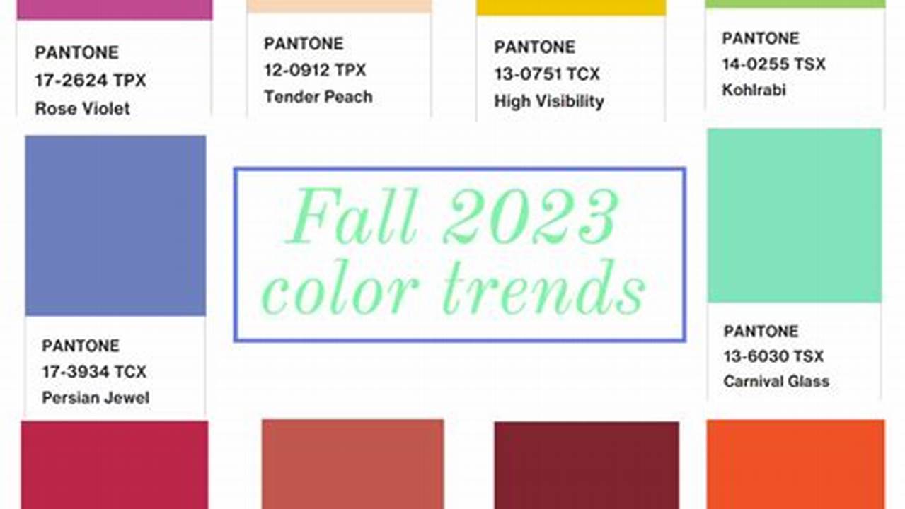 What Colors Are In For Fall 2024
