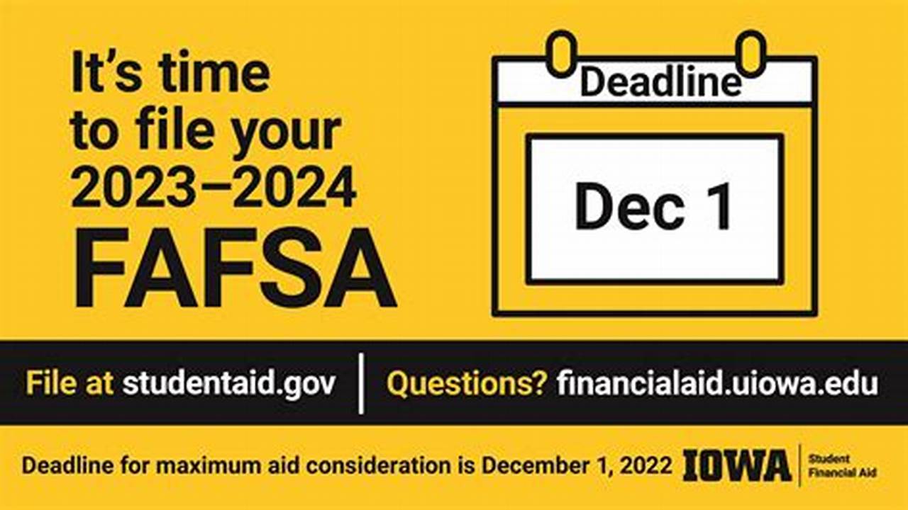 What Is The Deadline For Fafsa 2024