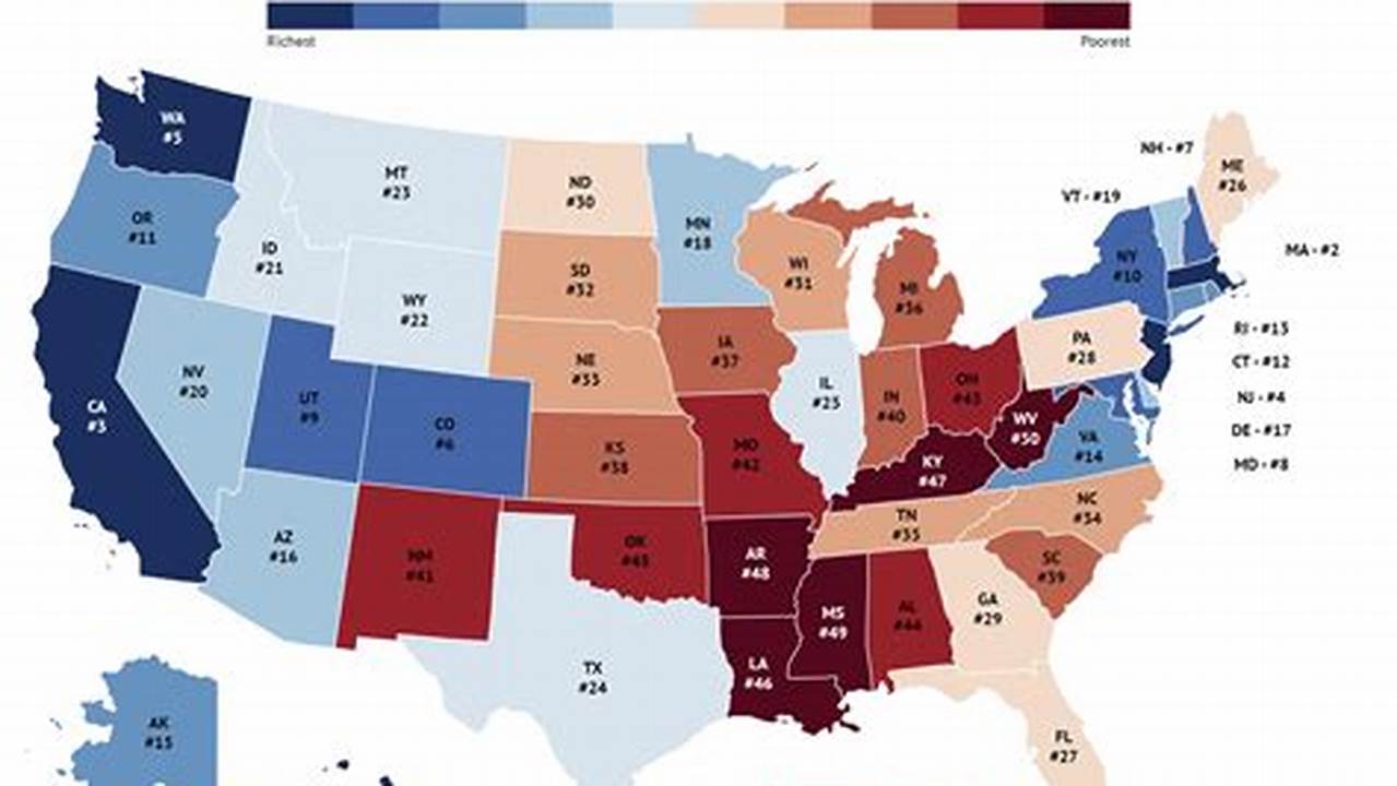 What Is The Richest State In The Us 2024