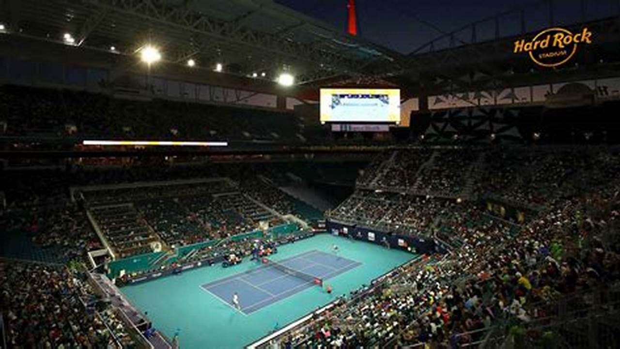 What Is The Schedule For The Miami Open Presented By Itau?, 2024