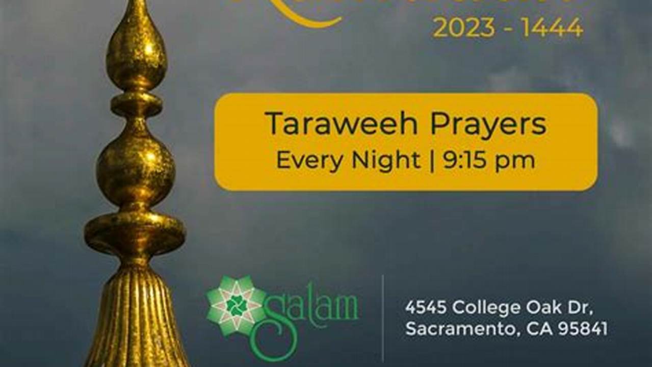 What Time Is Taraweeh Prayer 2024