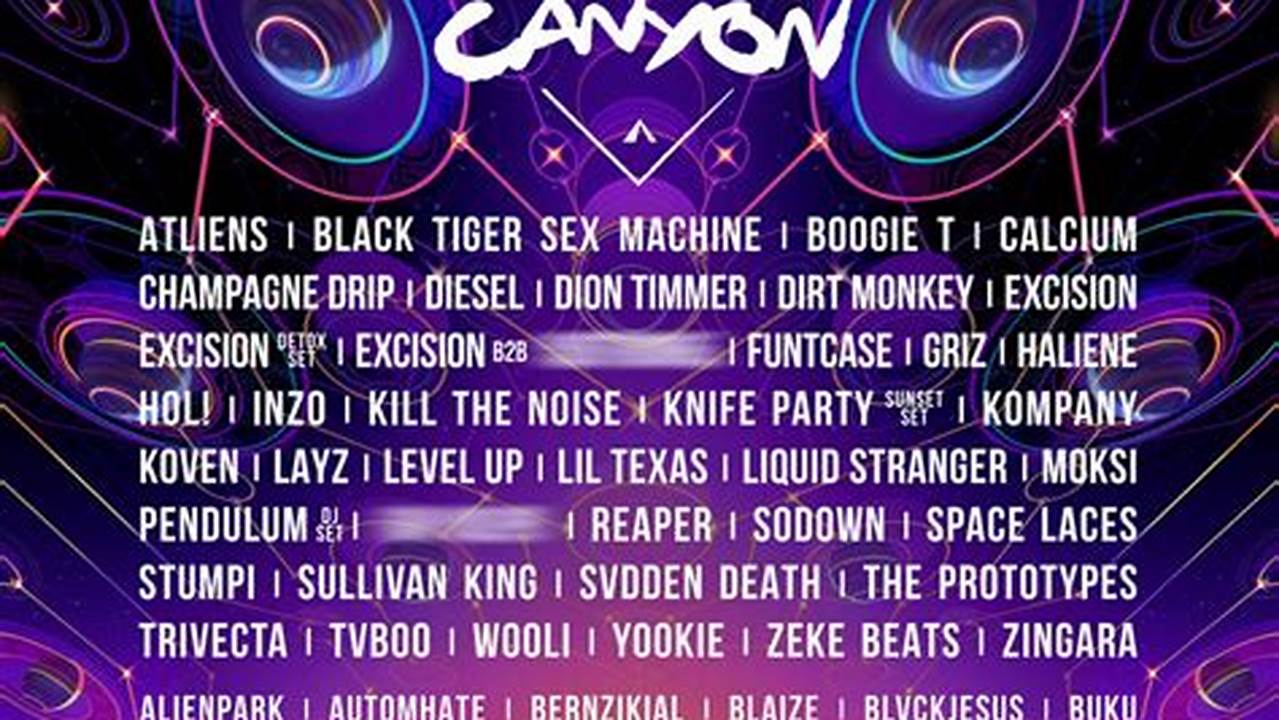 When Is Bass Canyon 2024