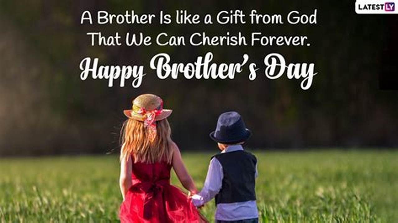 When Is Brothers Day 2024 In India