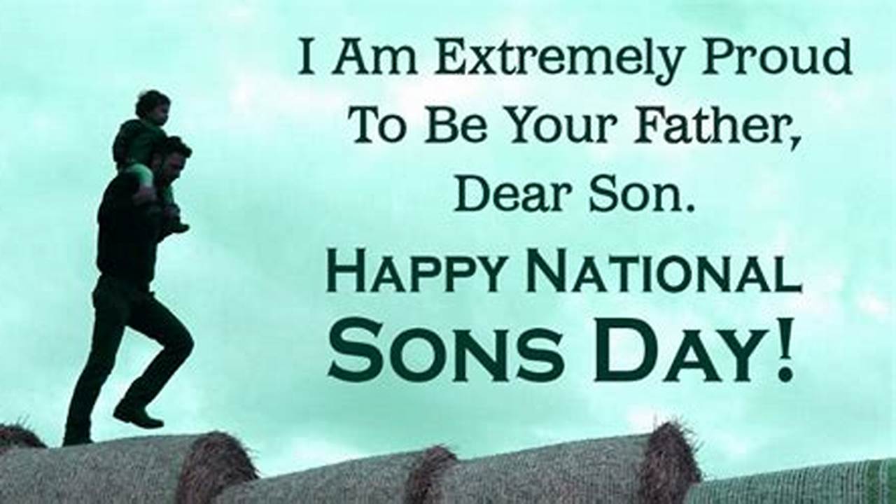 When Is It National Son Day 2024