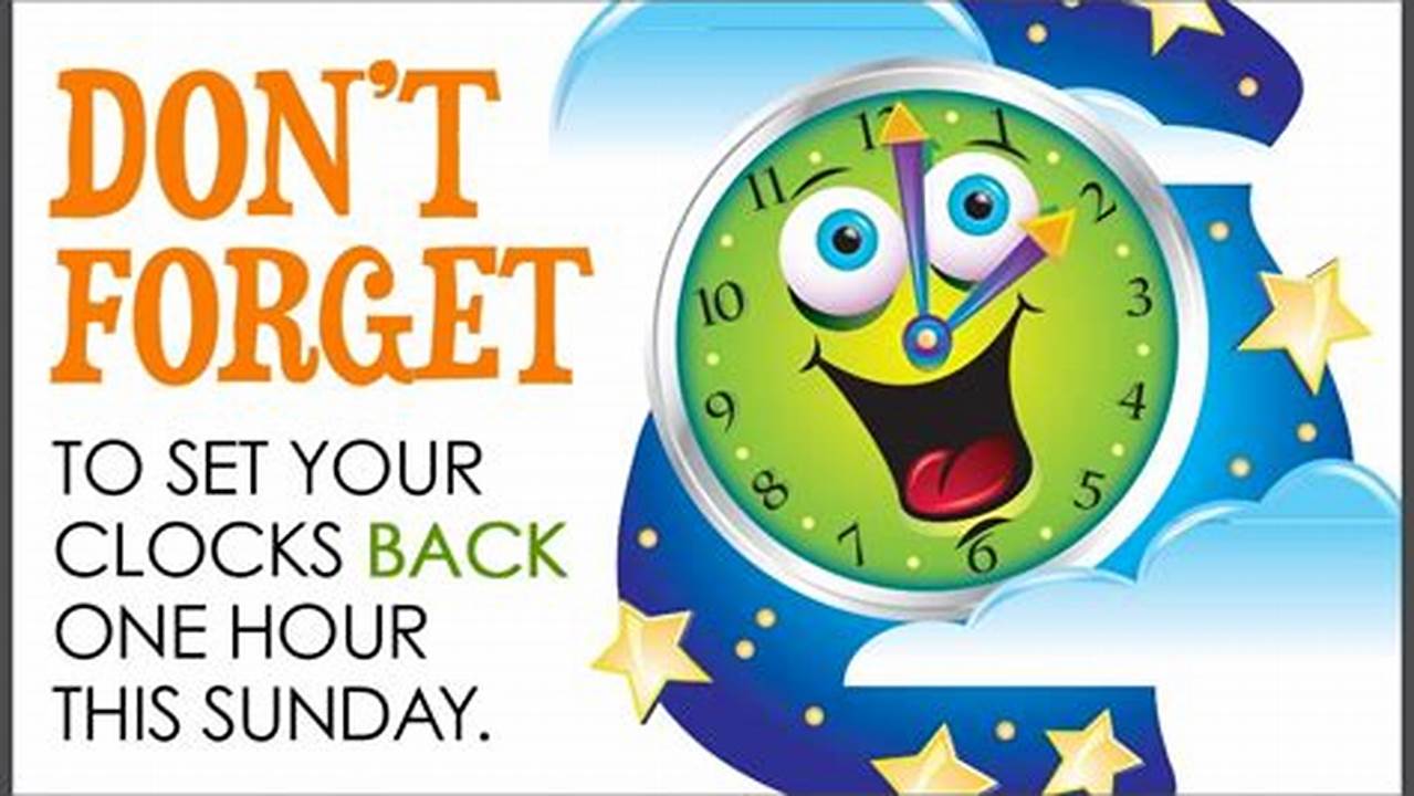 When To Put Clocks Back 2024
