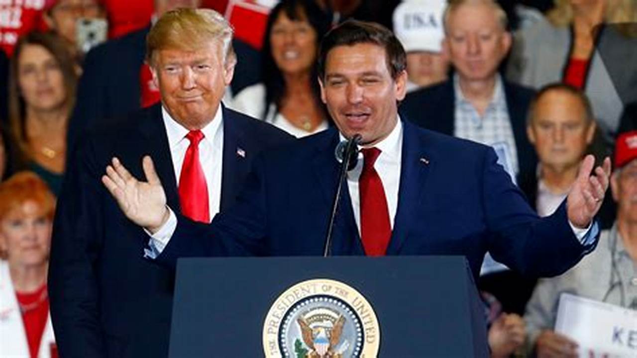 When Trump Recently Mused About Picking Desantis As A Running Mate, Many In Trump Circles Said He Was Putting The Governor In His Place, Not Seriously Floating Him As A Name., 2024