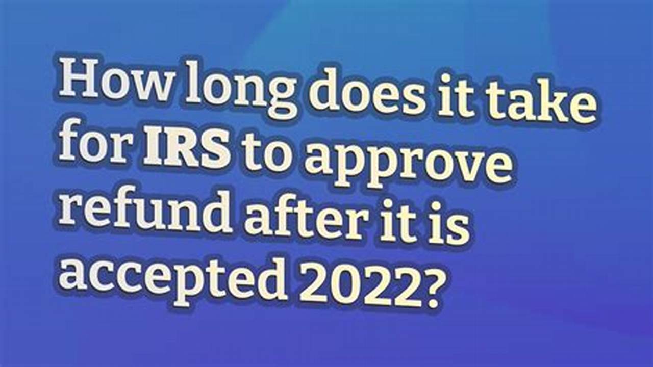 When Will Irs Start Approving Refunds 2024