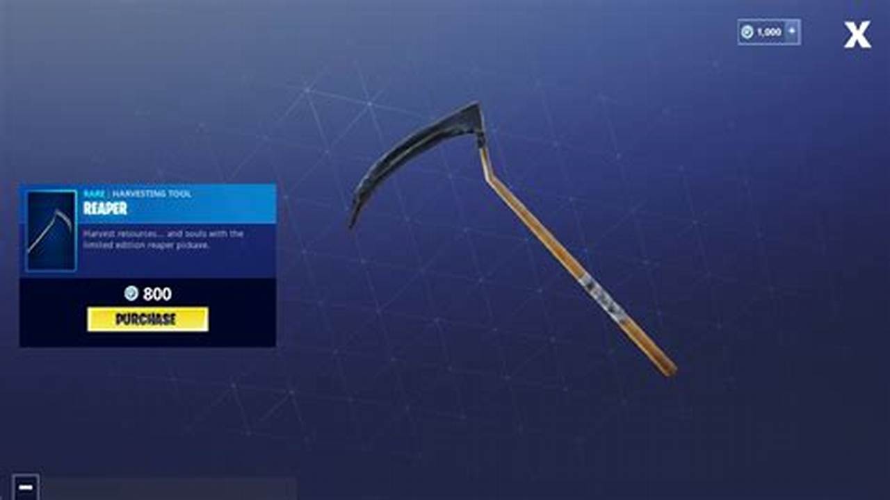 When Will The Scythe Pickaxe Come Back 2024