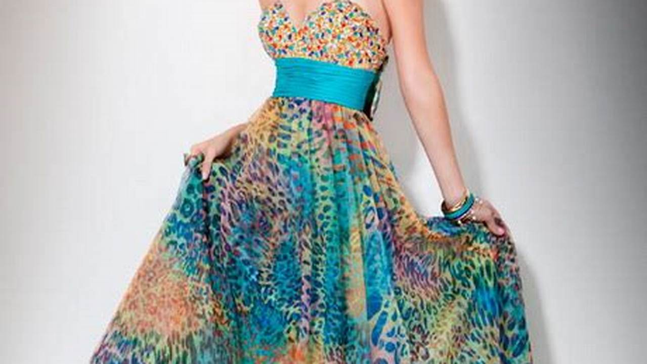 Whether You Have Your Heart Set On Funky Color Block Prom Dress,., 2024