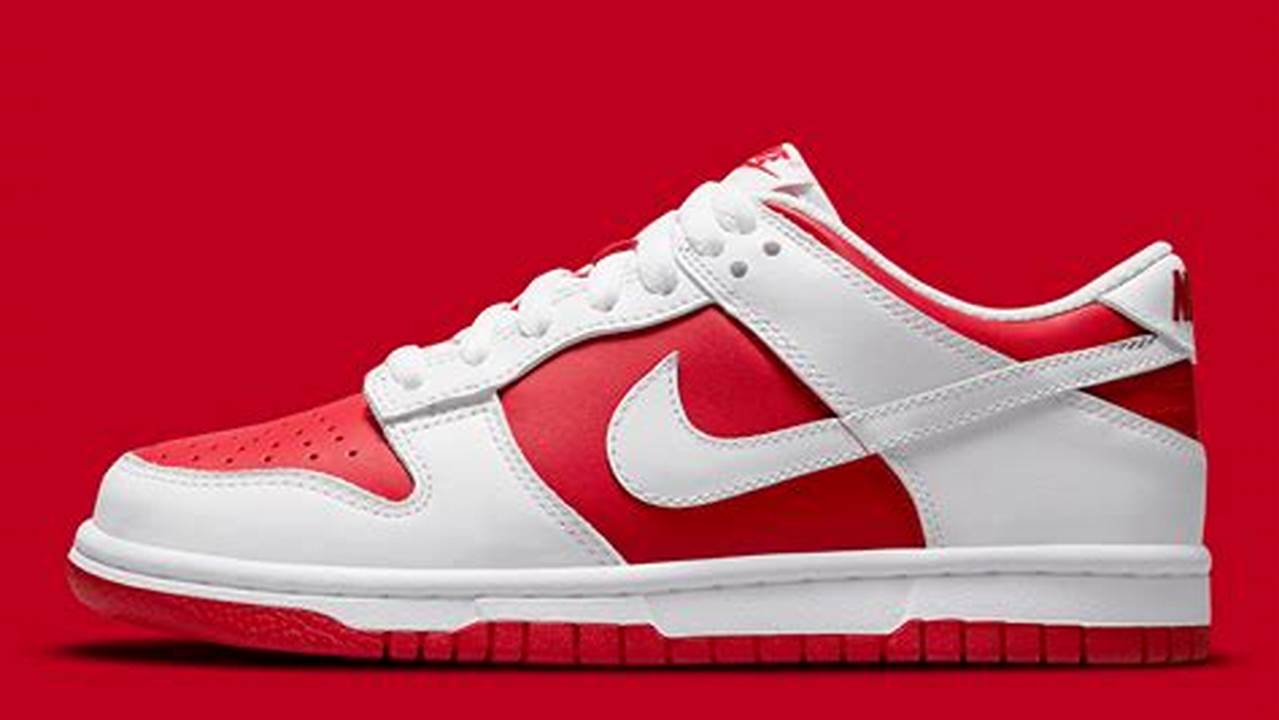 White And University Red Dunks 2024