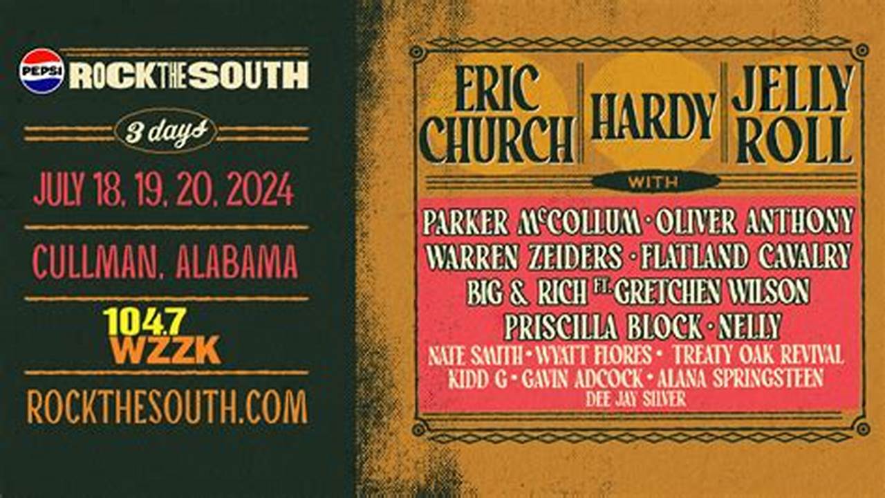 Who Is Playing At Rock The South 2024