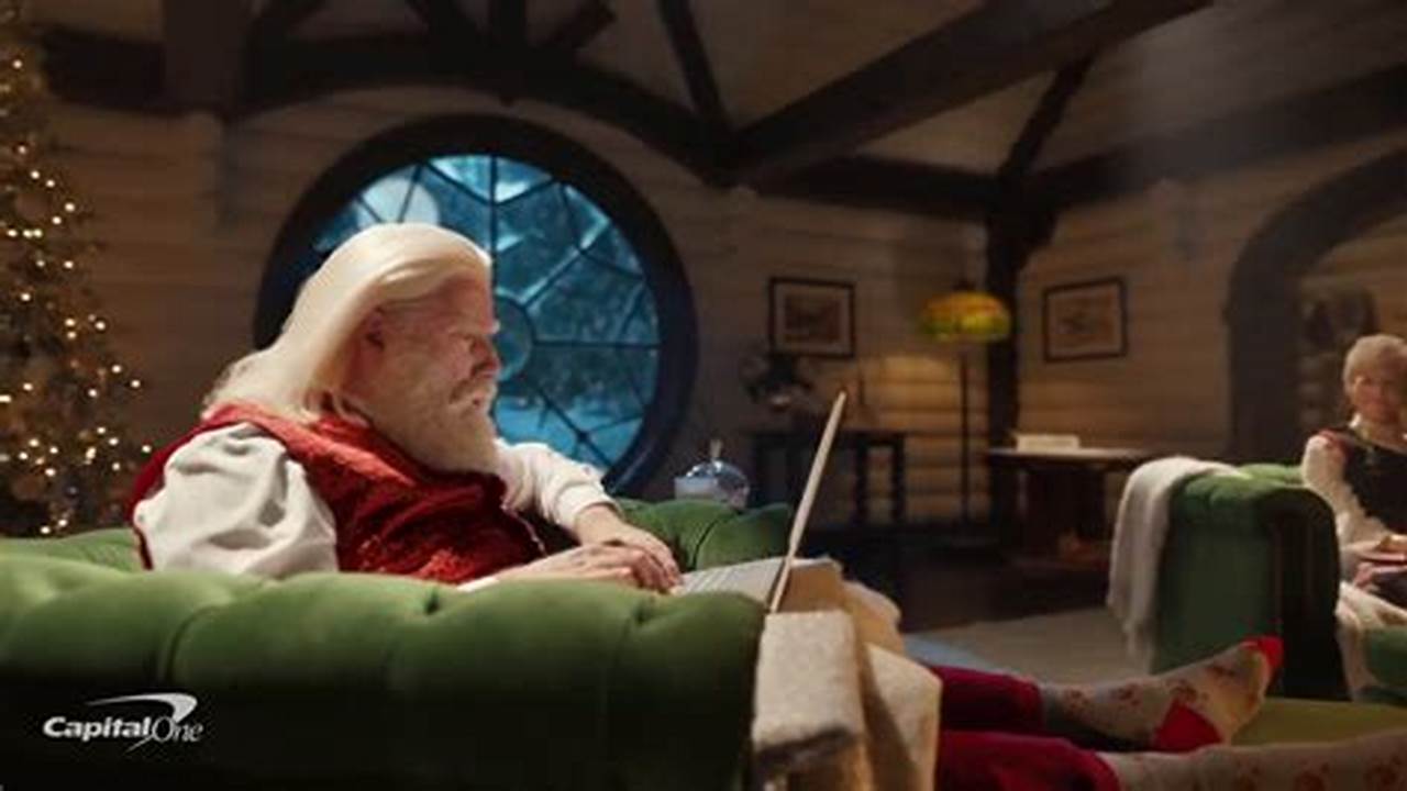 Who Is Santa On The Capital One Commercial 2024