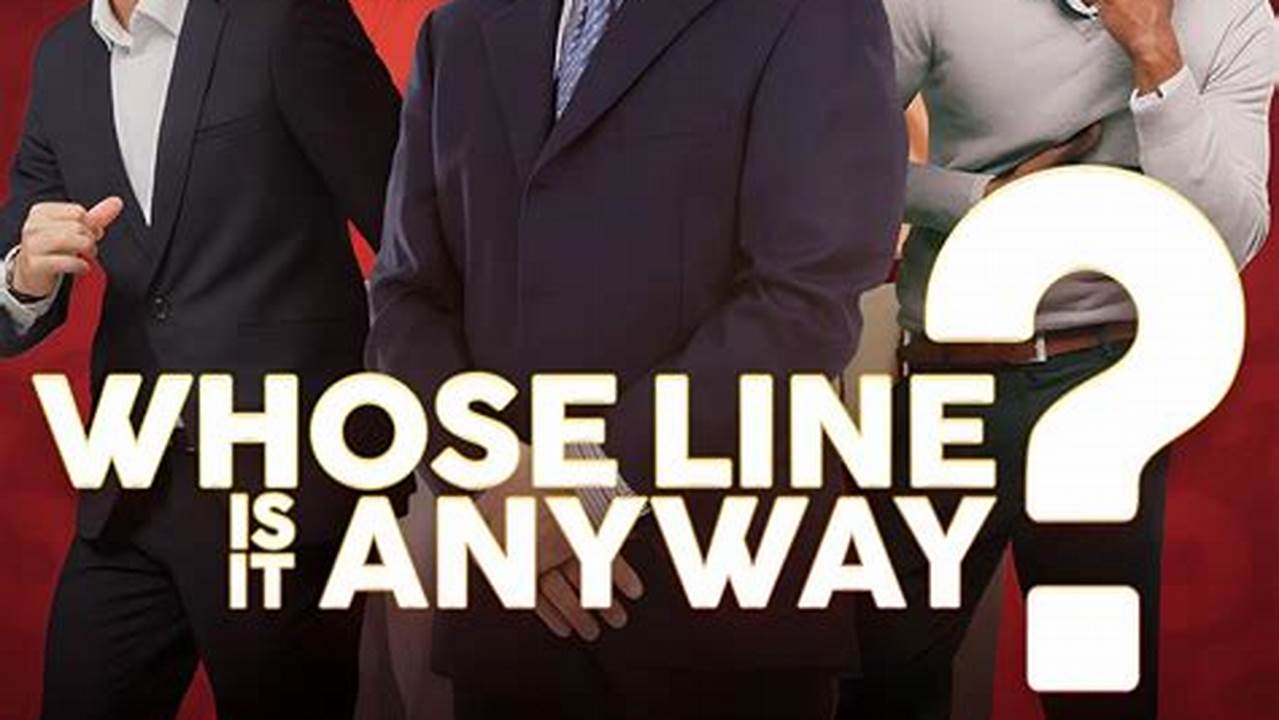 Whose Line Is It Anyway 2024 Schedule Pdf