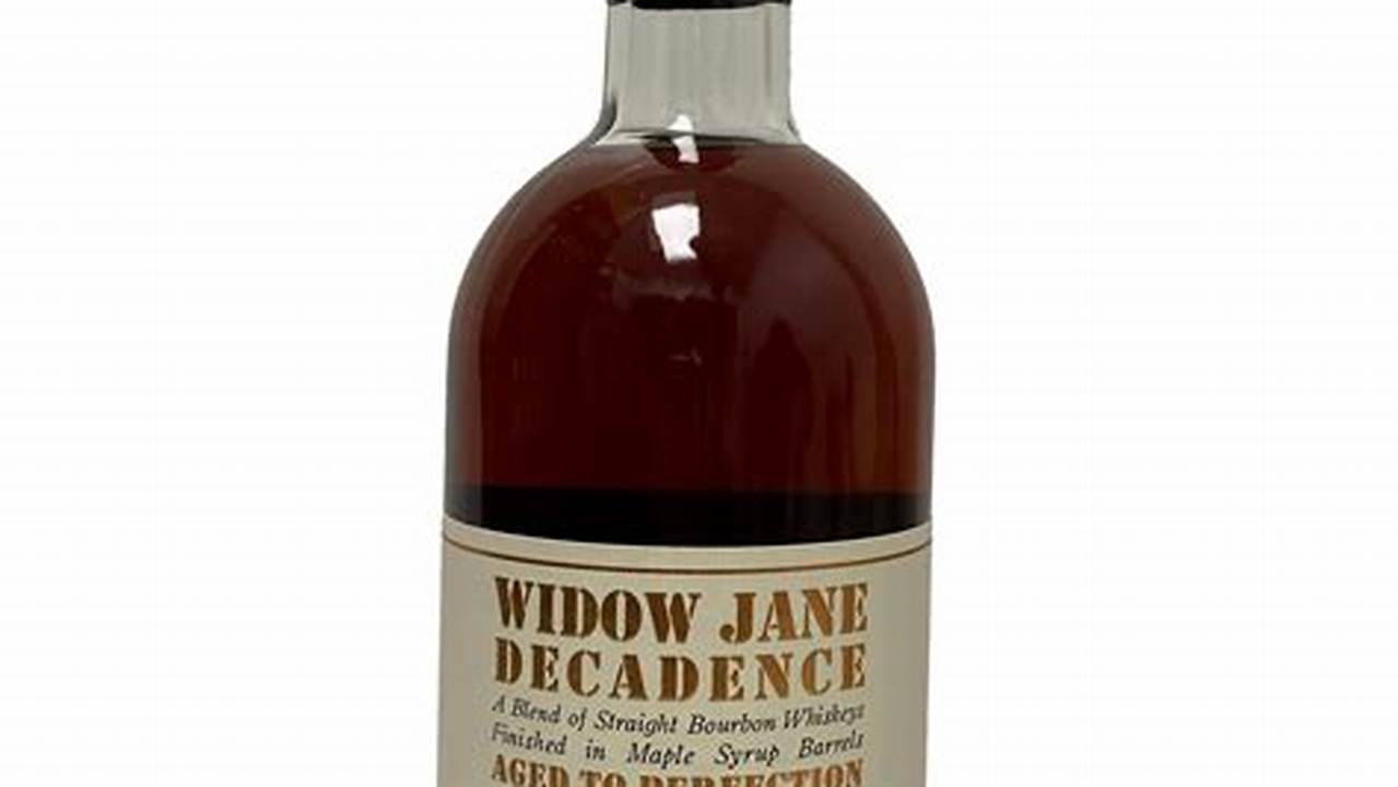 Widow Jane Decadence 2024
