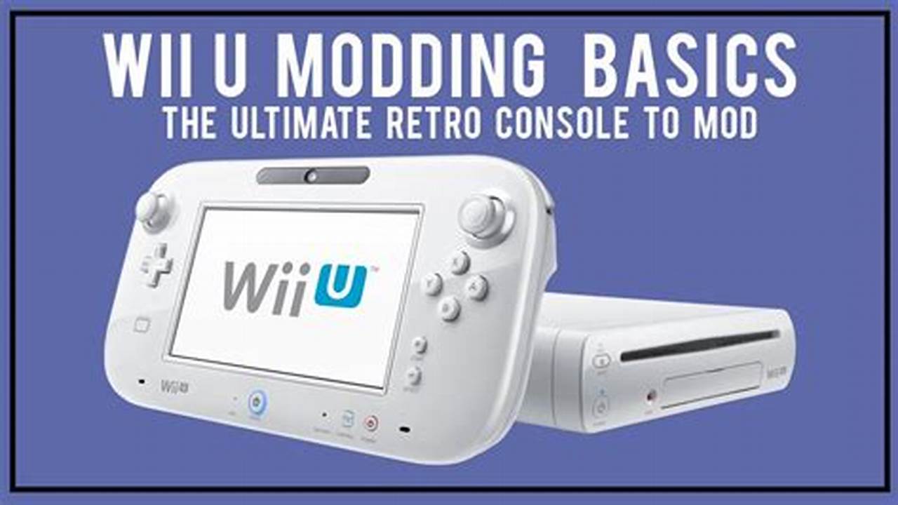 Wii U Modding Guide 2024