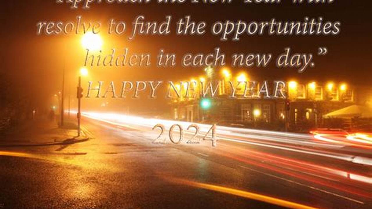 Will We See You Next Year?, 2024