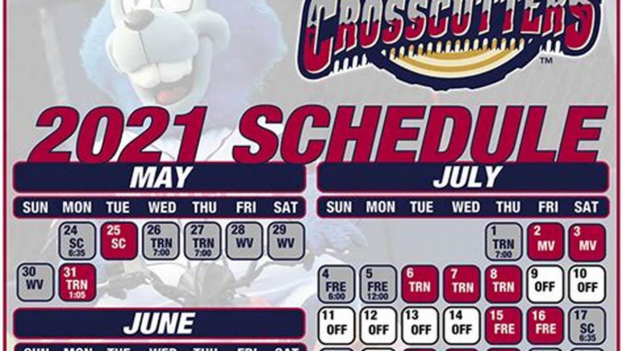 Williamsport Crosscutters 2024 Schedule