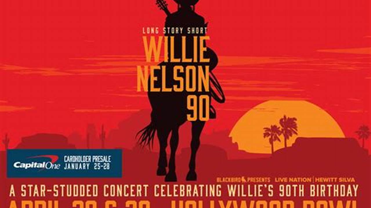 Willie Nelson Hollywood Bowl 2024 Lineup