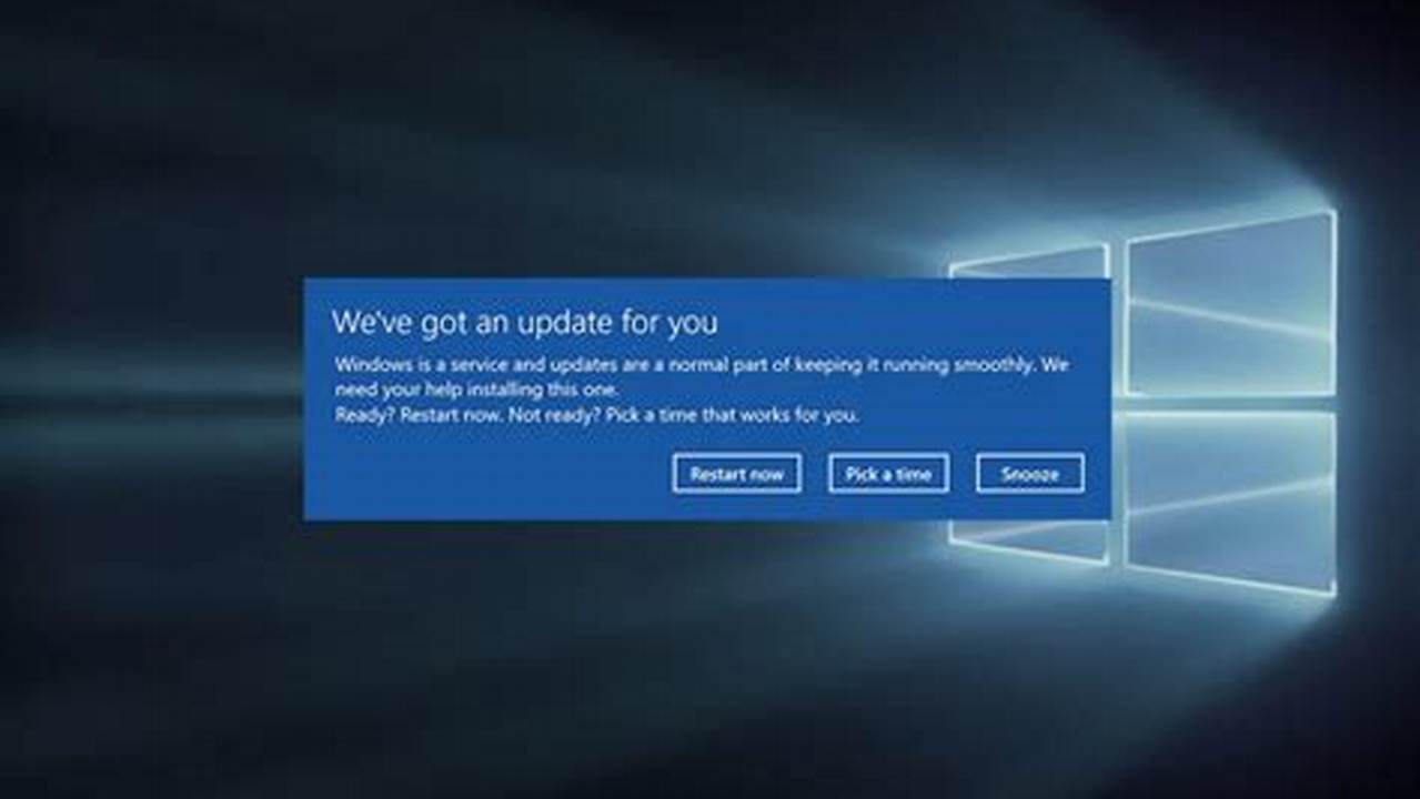 Windows 10 Update May 2024
