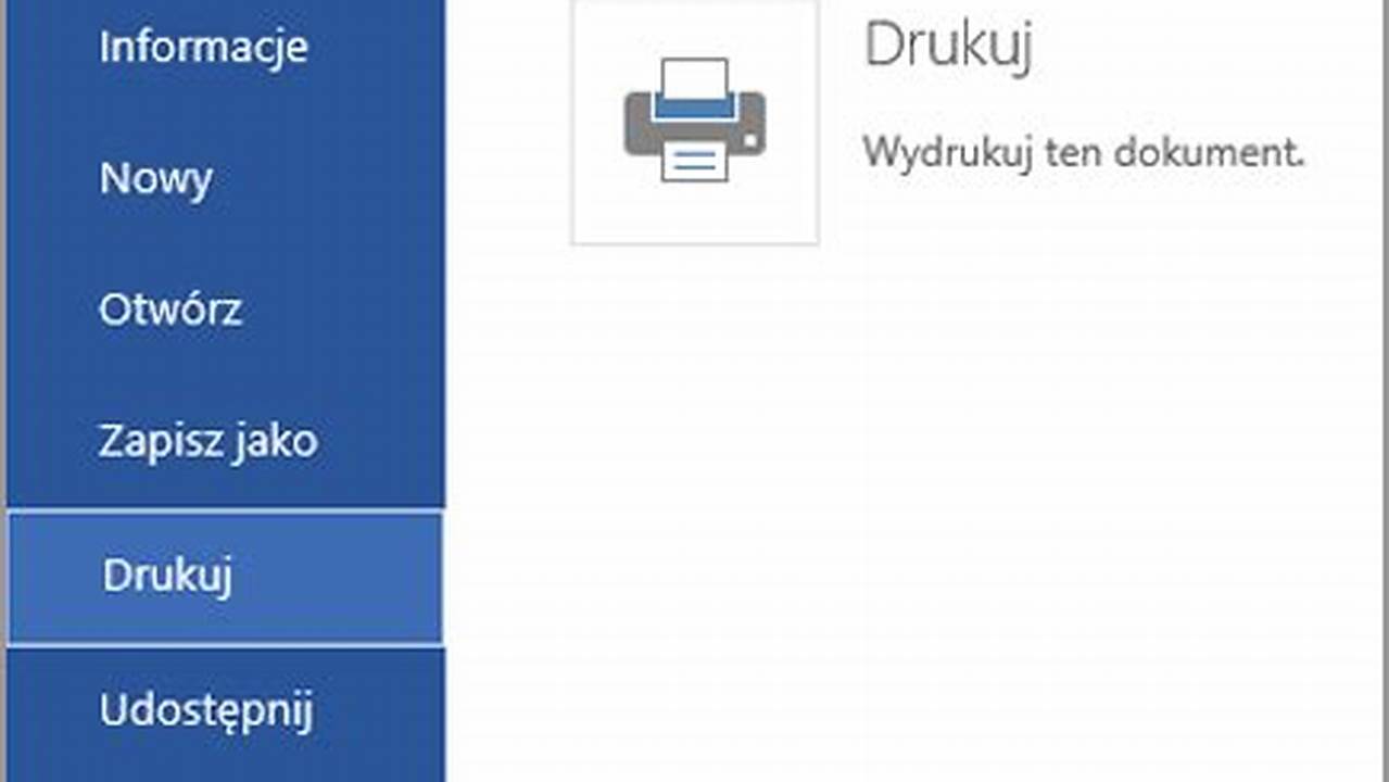 Windows 7 Otwieram Dokument Drukuj I Dokument Nie Odpowiada