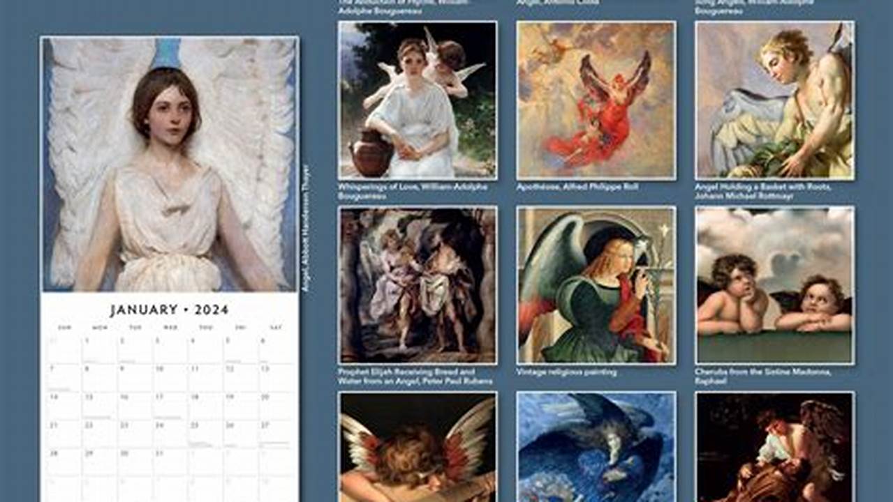Wings Of Angels Calendar 2024 Neet