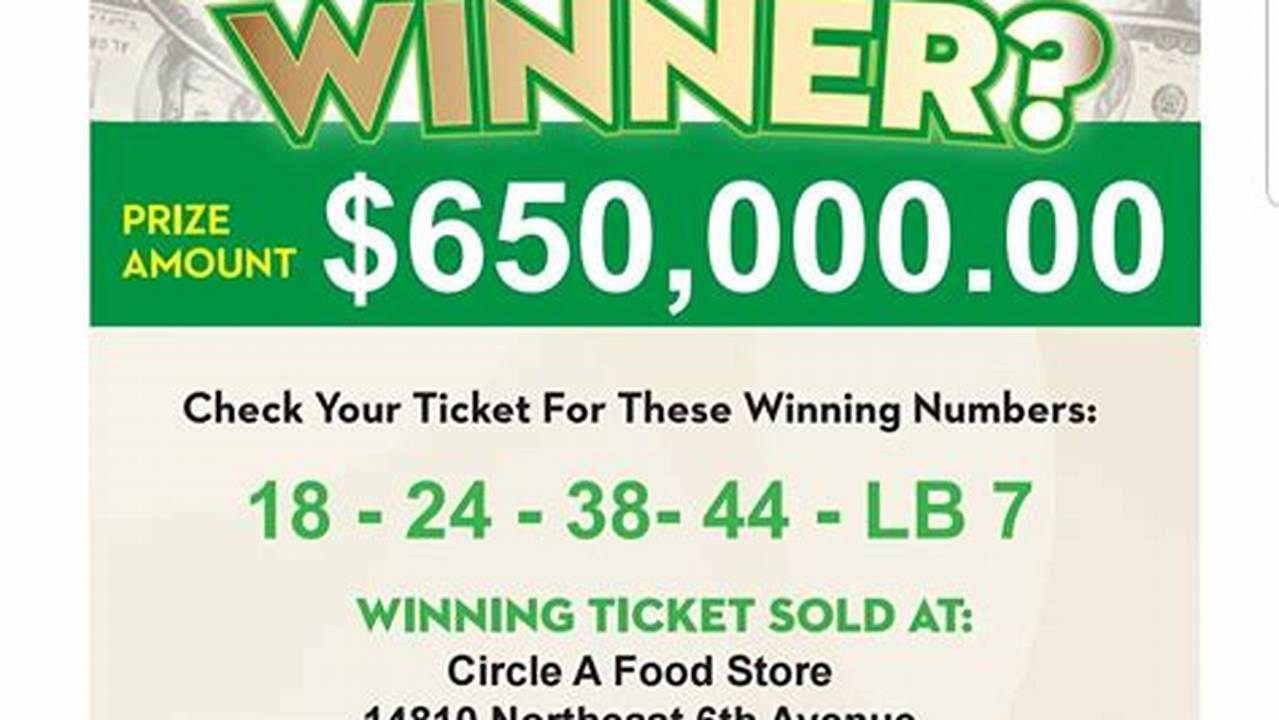 Winner May Choose To Get $650,000., 2024