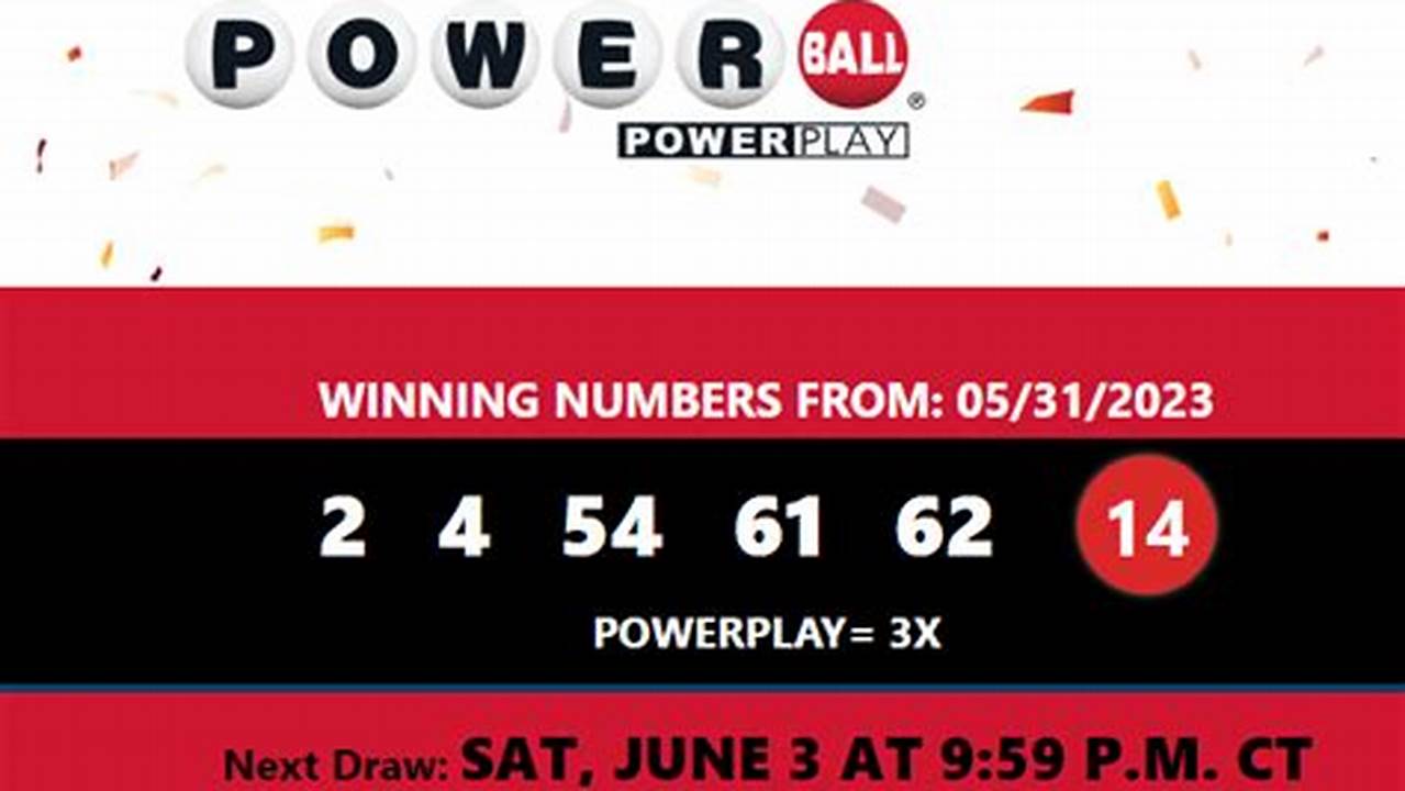 Winning Powerball Numbers For May 31st 2024