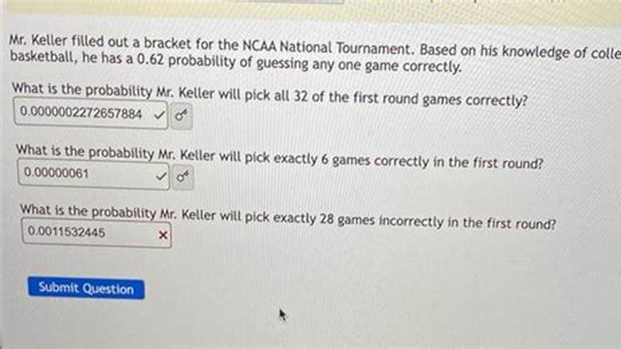 With 67 Total Games To Be Played During The Tournament, It’s Basically Impossible To Pick All Of Them Correctly., 2024