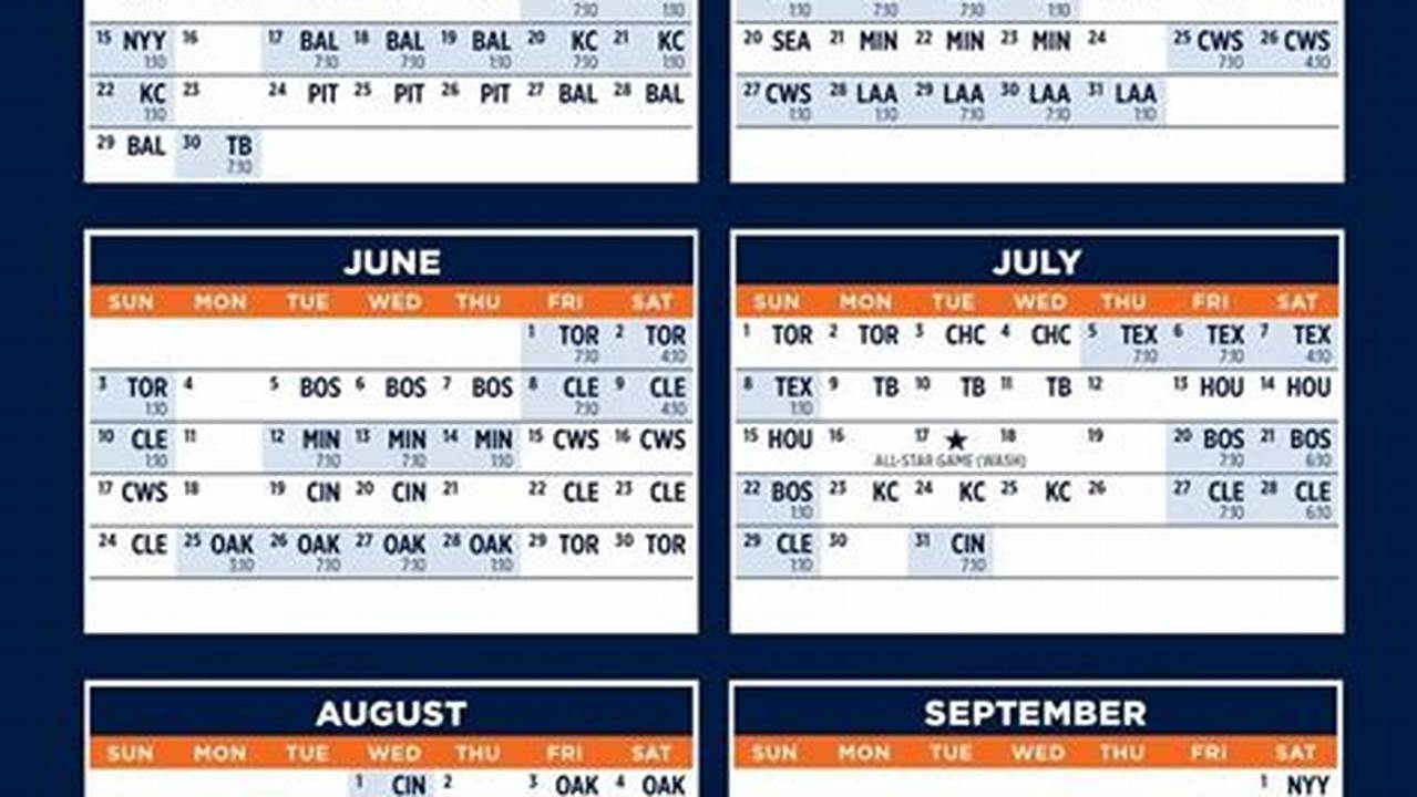 With The Balanced Schedule Again In Effect For 2024, The Tigers Will Face Each Mlb Team Again Next Season Including Eight Interleague Series At Comerica Park., 2024