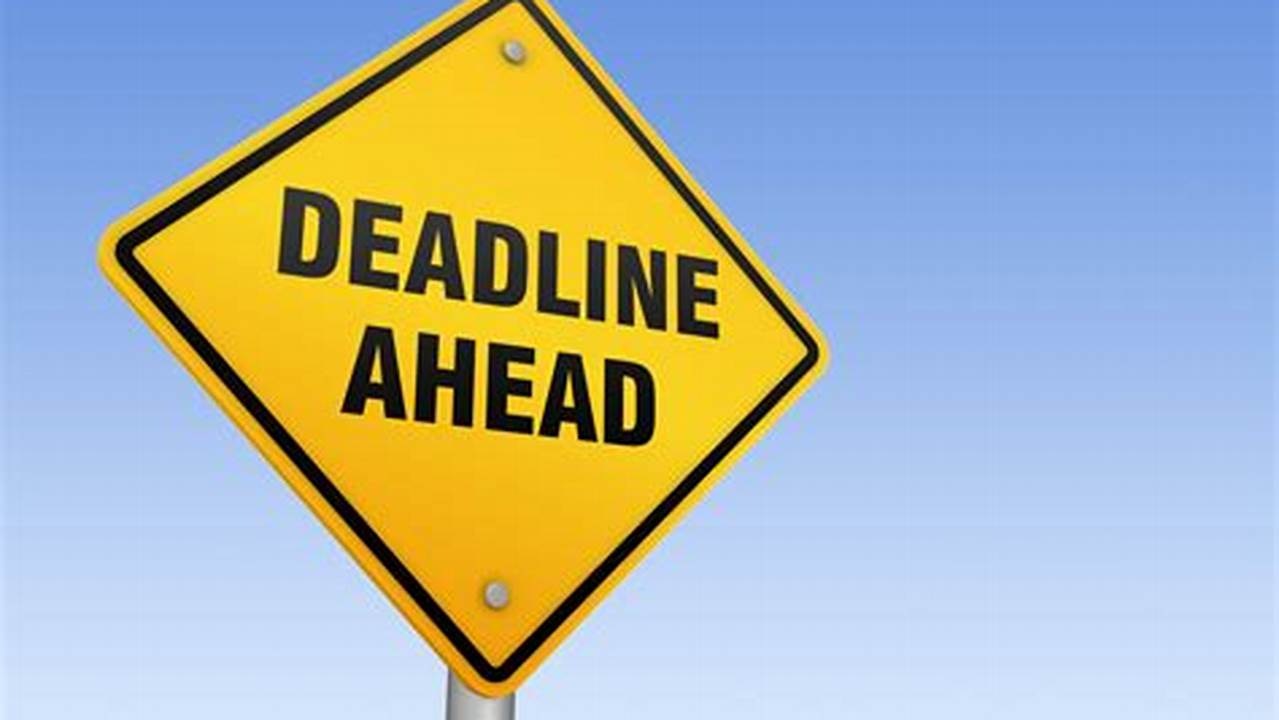 With The January 5Th Deadline Fast Approaching, There’s Precious Little Time Left To Pick New Courses., 2024