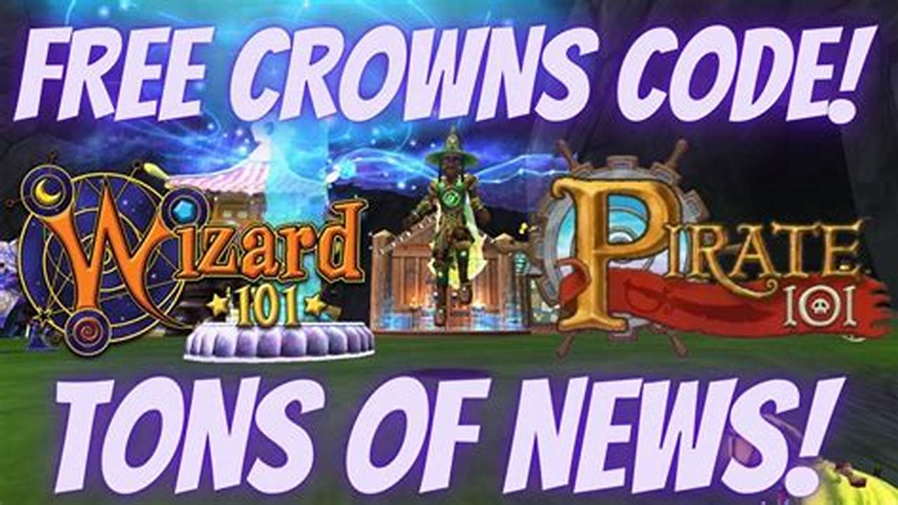 Wizard101 Free Crowns Code 2024