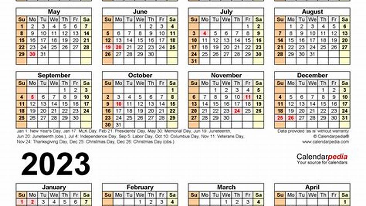 Wmu Calendar 2024-23