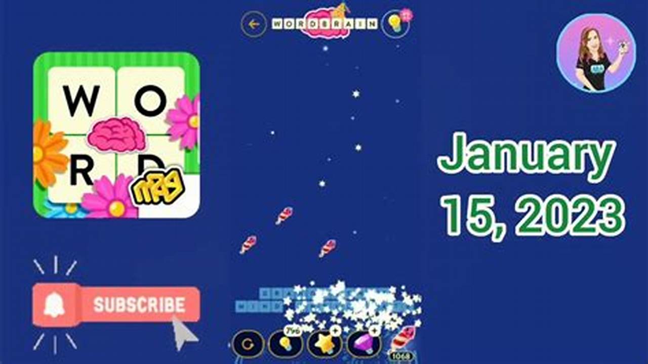 Wordbrain New Year Event January 15 2024 Youtube