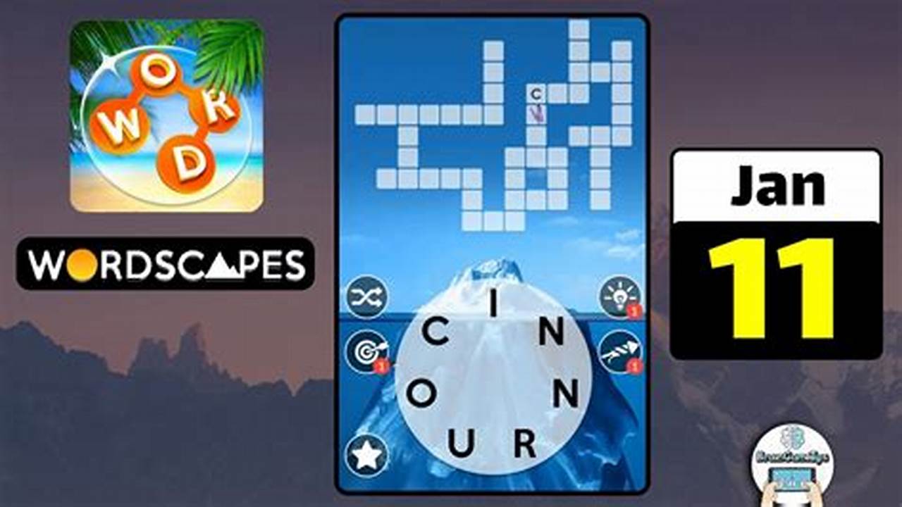 Wordscapes Daily Puzzle January 11 2024