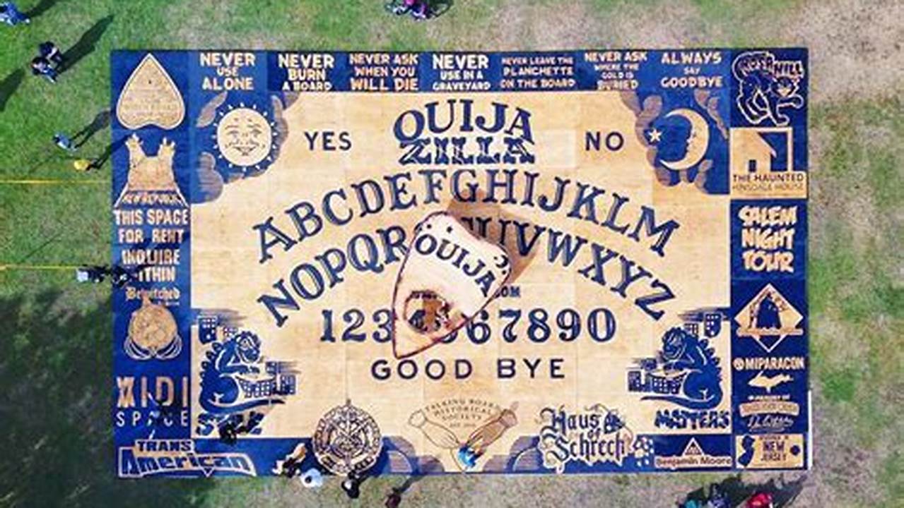 World's Largest Ouija Board Location 2024
