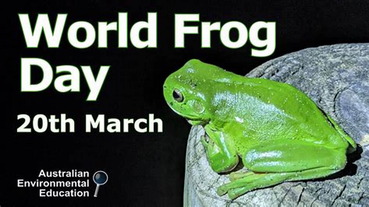 World Frog Day 2024 Is On Wednesday, March 20Th., 2024