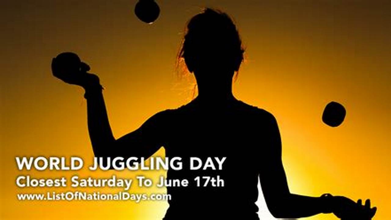 World Juggling Day 2024 Calendar