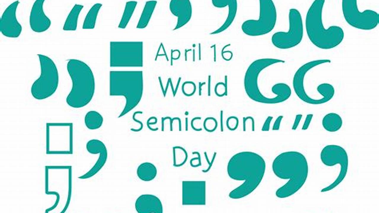 World Semicolon Day 2024 Images