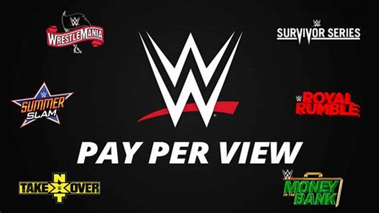 Wwe 2024 Ppv Schedule